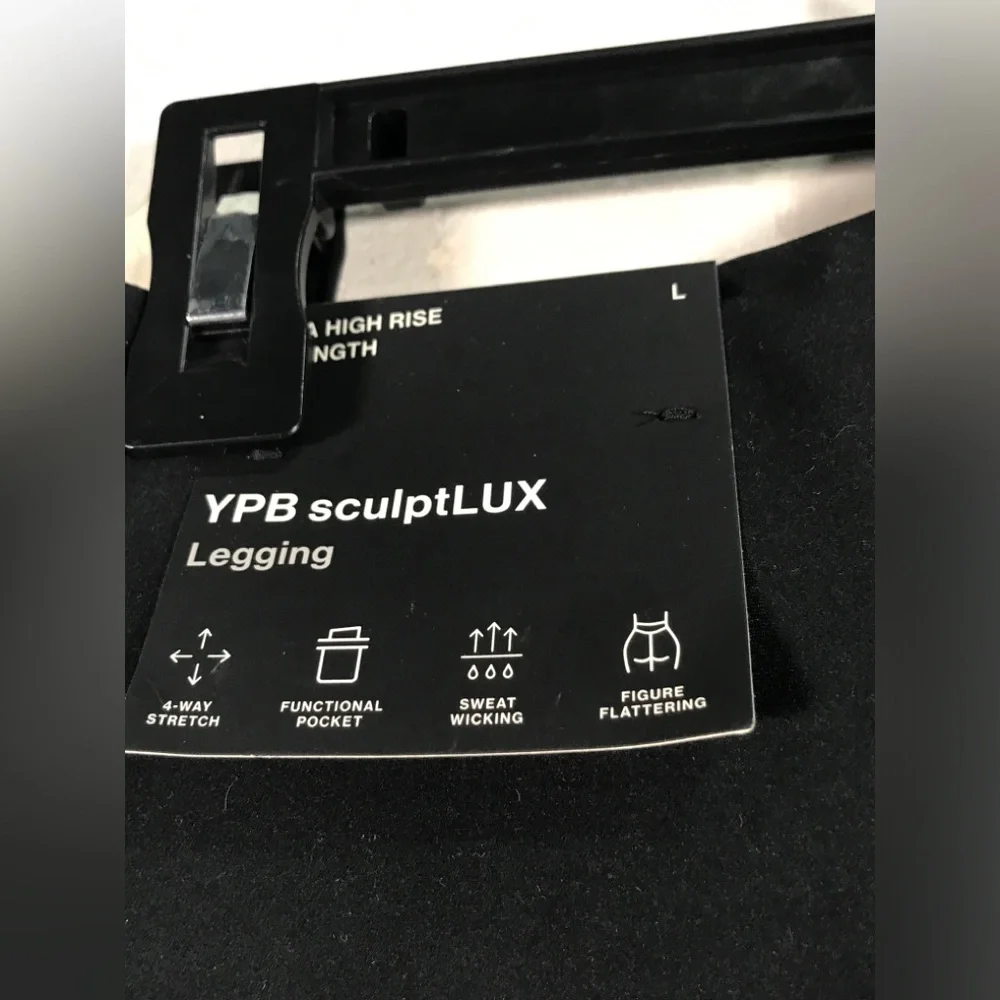 YPB Sculpt LUX High Rise Legging, Women's Size L - Black - Picture 6 of 7